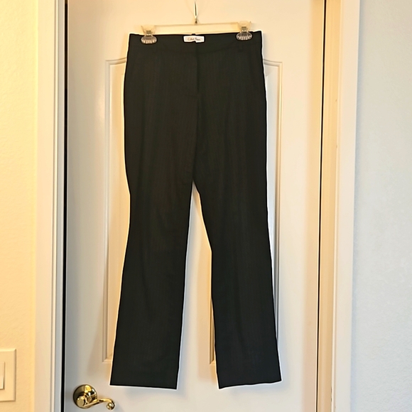 Calvin Klein pinstripe trousers Petite - Picture 1 of 4